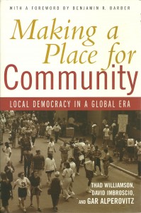 Making a Place for Community